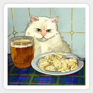 Pierogi Dinner Sticker